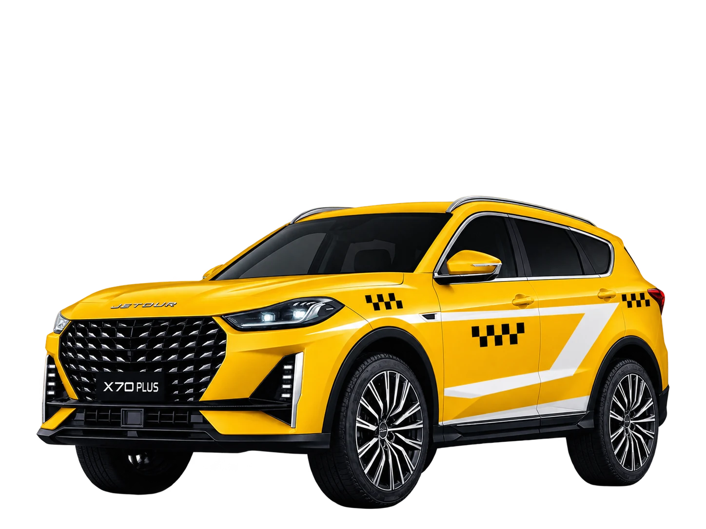 Jetour X70+ в ливрее такси